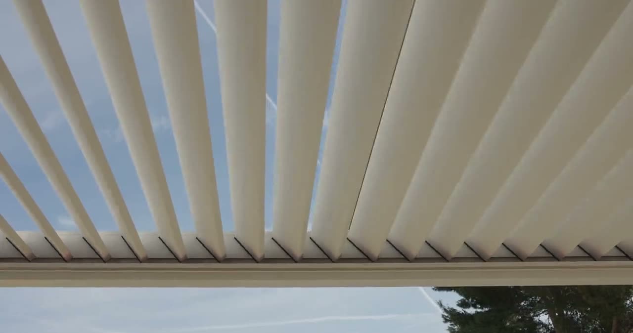 Luxury modern pergola by the pool