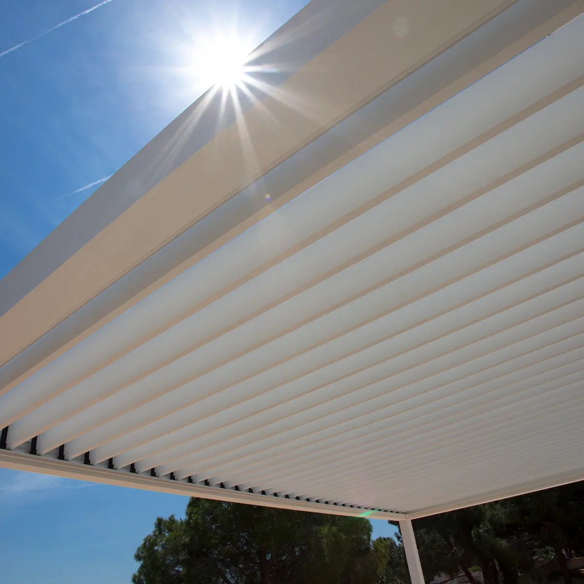 Moraira slats in the sun